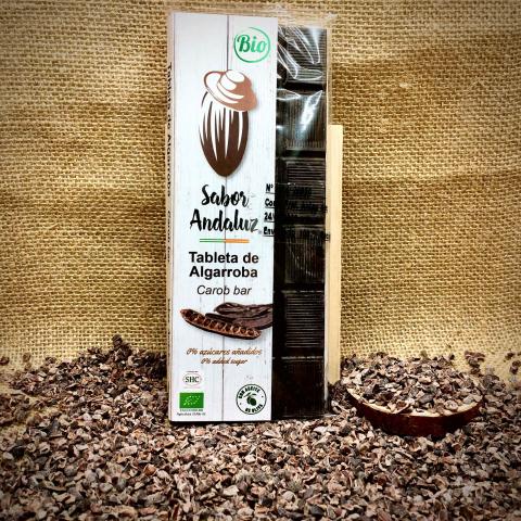 Chocolate ecológico de algarroba l Delicias a granel
